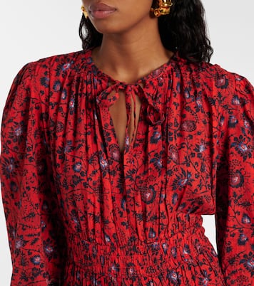 Abito midi Mona in misto cotone | Ulla Johnson