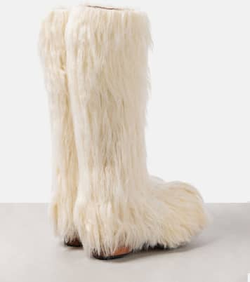 Faux fur knee-high boots | Acne Studios