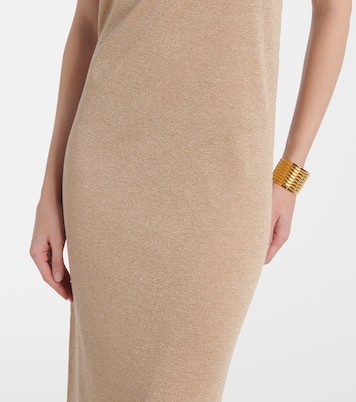 Abito lungo in lamé | Saint Laurent