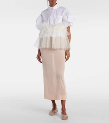 Bow-detail embellished ballet flats | Simone Rocha