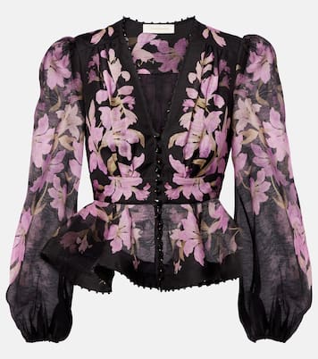 Blouse Dawning à fleurs | Zimmermann