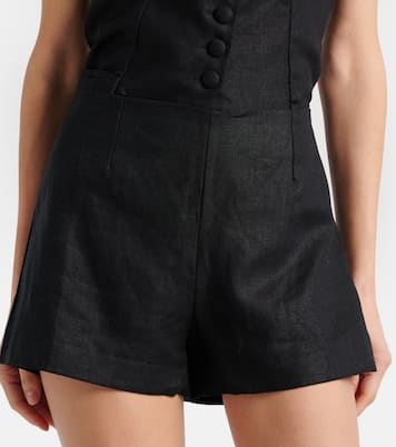 Shorts Lila aus Leinen | Faithfull