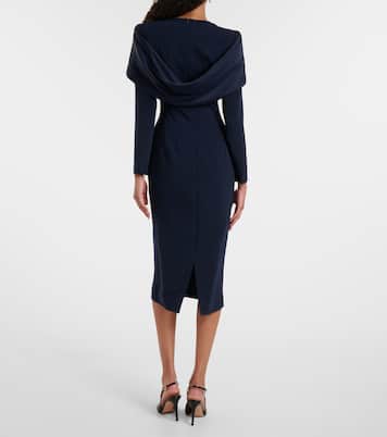 Vestido midi Penny con capa | Jenny Packham
