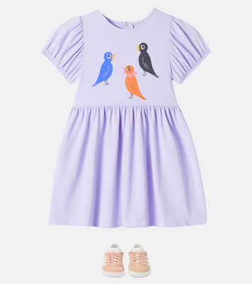 Abito in misto cotone con stampa | Mini Rodini
