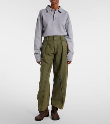 Mid-rise wide-leg jeans | JW Anderson