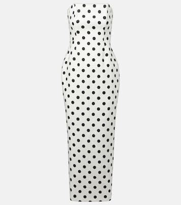 Romeo polka-dot linen maxi dress | Posse