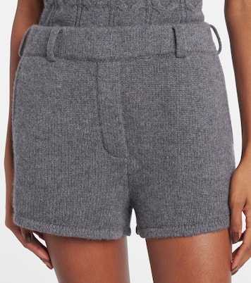 Tyra high-rise cashmere shorts | Lisa Yang