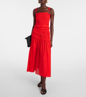 Smocked tank top | Tory Burch