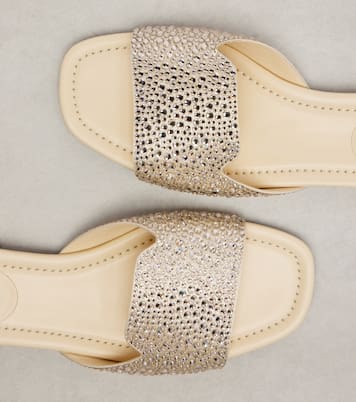 Mules Dina en satin à ornements | Jimmy Choo