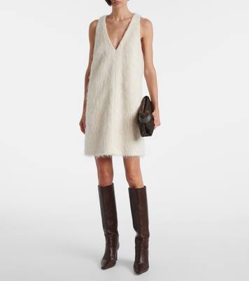 Alpaca wool-blend minidress | Brunello Cucinelli