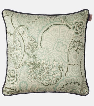 Cojín Pegaso de algodón floral  | Etro