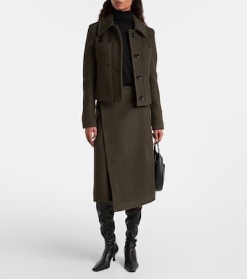 Kinsley wool-blend twill bouclé jacket | Proenza Schouler