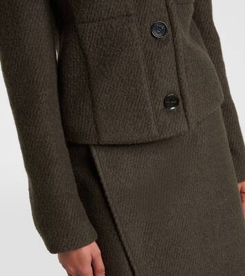 Kinsley wool-blend twill bouclé jacket | Proenza Schouler