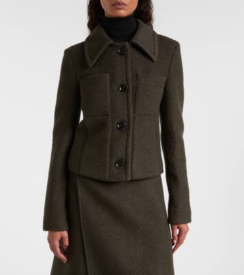 Kinsley wool-blend twill bouclé jacket | Proenza Schouler