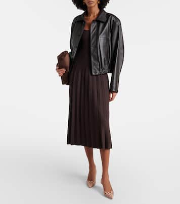 55 leather slingback pumps | Gianvito Rossi