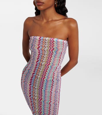 One-Shoulder-Maxikleid Zig Zag | Missoni