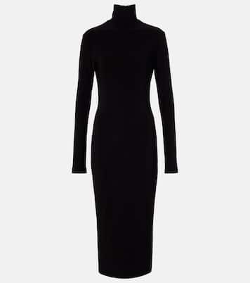 Turtleneck midi dress | Norma Kamali