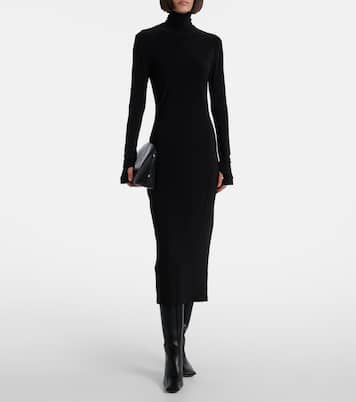 Turtleneck midi dress | Norma Kamali