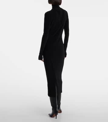 Turtleneck midi dress | Norma Kamali