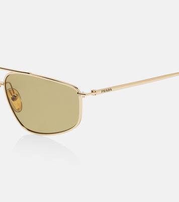 Logo aviator sunglasses | Prada