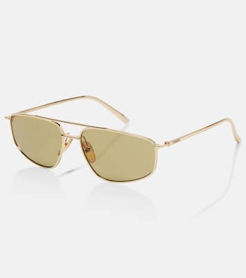 Logo aviator sunglasses | Prada