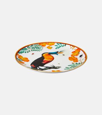 Floroucan porcelain decorative plate | La DoubleJ