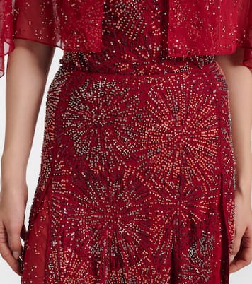 Embellished maxi skirt | Rabanne