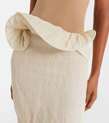 Asymmetric midi skirt | Magda Butrym