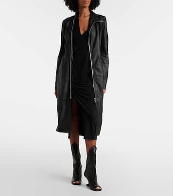 Gary leather coat | Rick Owens