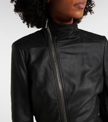 Gary leather coat | Rick Owens