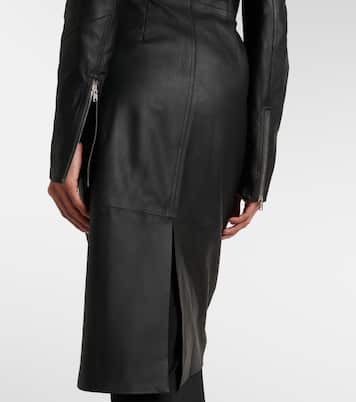 Gary leather coat | Rick Owens