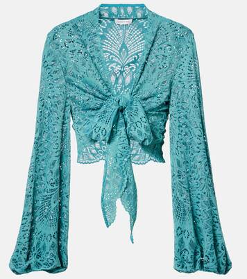 Tabitha lace crop top | Alexandra Miro