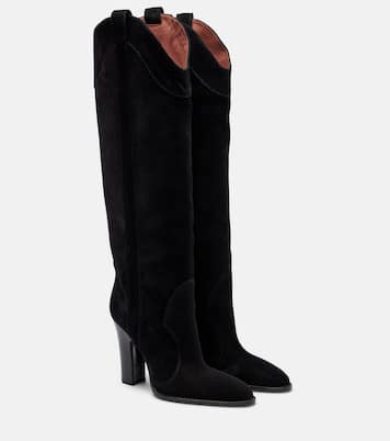 Stiefel Lavinia aus Veloursleder | Paris Texas
