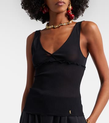 Top aus Seidensatin | Saint Laurent