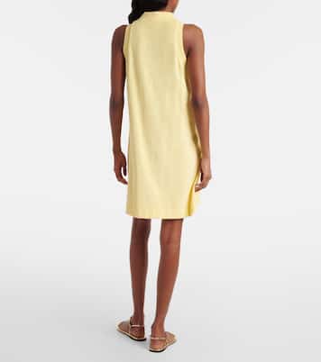 Logo cotton terry polo dress | Hunza G