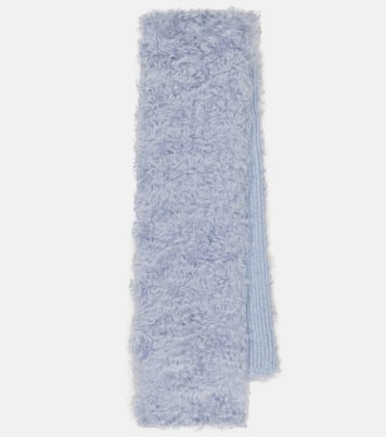 Sciarpa in mohair, cotone e lana | Miu Miu