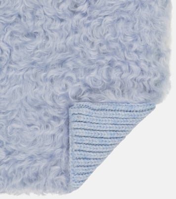 Sciarpa in mohair, cotone e lana | Miu Miu