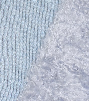 Sciarpa in mohair, cotone e lana | Miu Miu