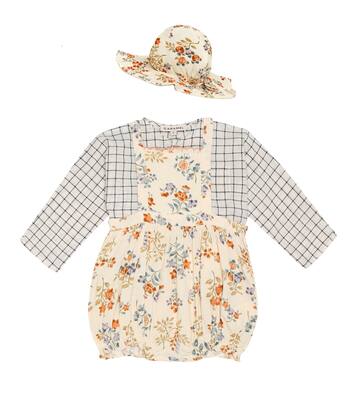 Baby Moorgate floral playsuit | Caramel