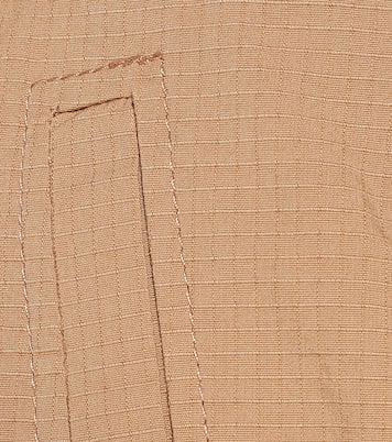 Pantalon ample paper bag en coton | Ganni