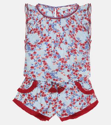 Top Amber floral | Poupette St Barth Kids