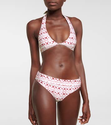 Slip bikini tie-dye Penida Fold Over | Heidi Klein