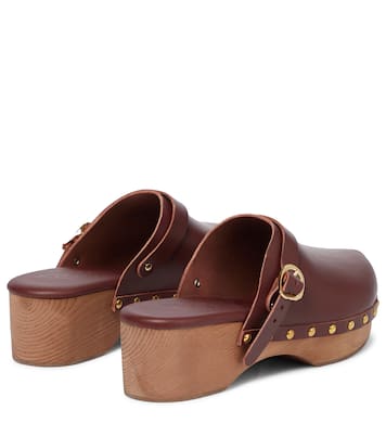 Classic Closed leather clogs | Ancient Greek Sandals