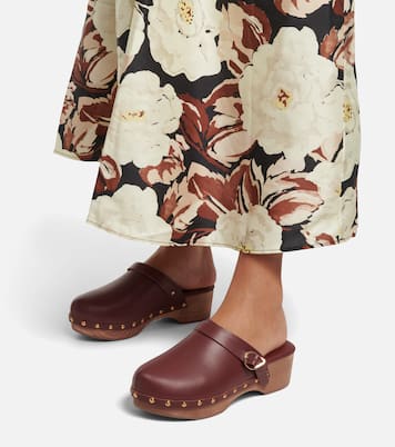 Classic Closed leather clogs | Ancient Greek Sandals