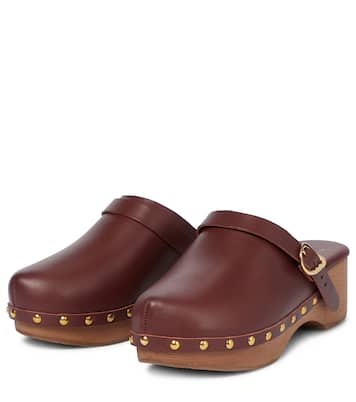 Classic Closed leather clogs | Ancient Greek Sandals