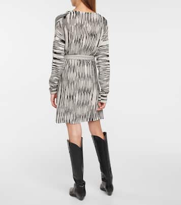 One-shoulder cashmere minidress | Missoni