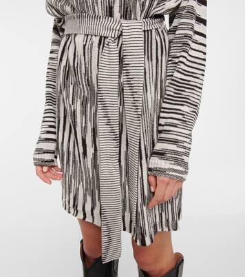 One-shoulder cashmere minidress | Missoni
