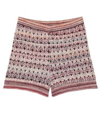 Intarsia wool-blend shorts | Paade Mode