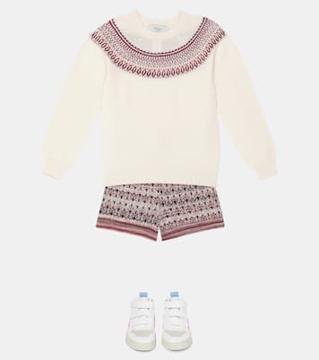 Intarsia wool-blend shorts | Paade Mode