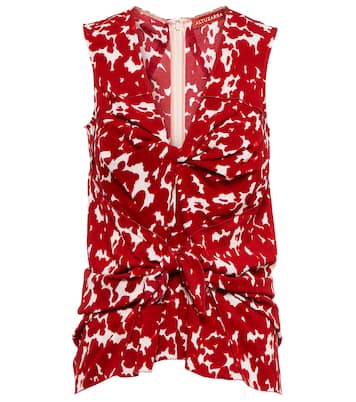 Top Pan de crepé estampado | Altuzarra